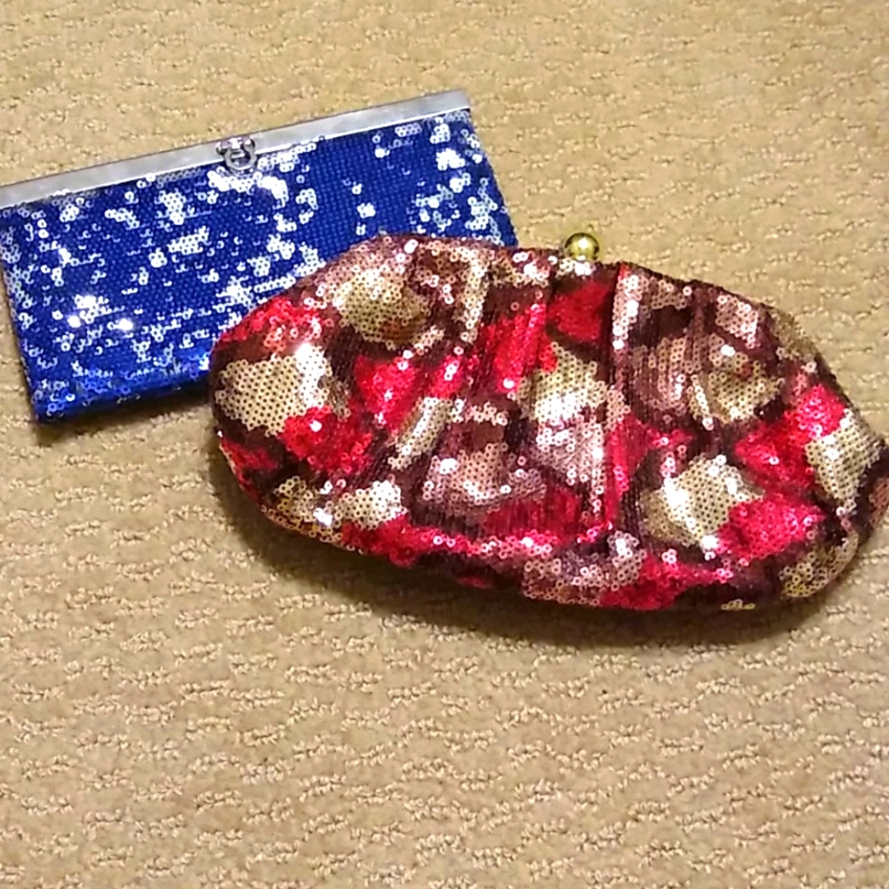 P17-💲👌Women's -  2 Sequins Clutch Purses